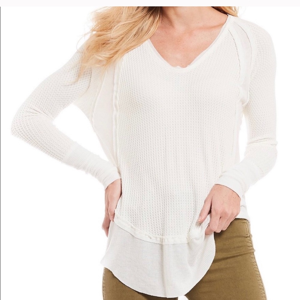 Free People thermal tunic top